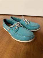 Tommy Hilfiger Bootsschuhe Segelschuhe Slipper Loafer türkis 39 Bayern - Schwebheim Vorschau