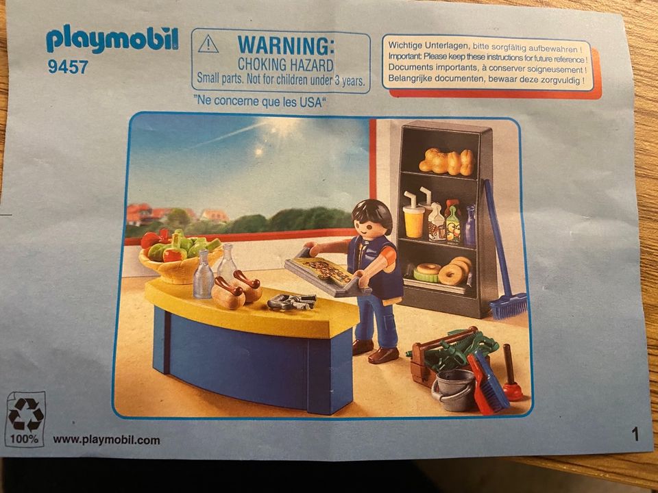 Playmobil Schule Hausmeister mit Kiosk, neuwertig in Hamburg