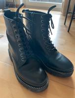 Schwarze Boots in Größe 37 Niedersachsen - Hann. Münden Vorschau