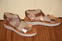 TOP Plateau Sandalen APPLE OF EDEN Gr. 42 Leder Gold Niedersachsen - Jork Vorschau