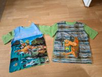 2er Set T-Shirt Drache Junge 134 grün Baden-Württemberg - Ludwigsburg Vorschau