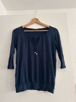 3/4 Shirt Marineblau Ausschnitt Schleife Bänder Gold Orsay L Berlin - Tempelhof Vorschau