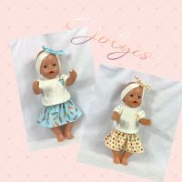 ❤️Jolyis Puppenkleidung 3 tlg Sommer - Set für Baby Puppen ❤️ Berlin - Hellersdorf Vorschau