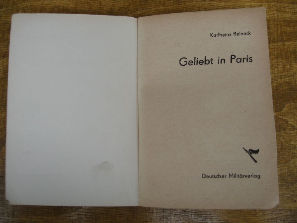Geliebt in Paris von Karlheinz Reineck - Buch von 1965 in Lichtenfels