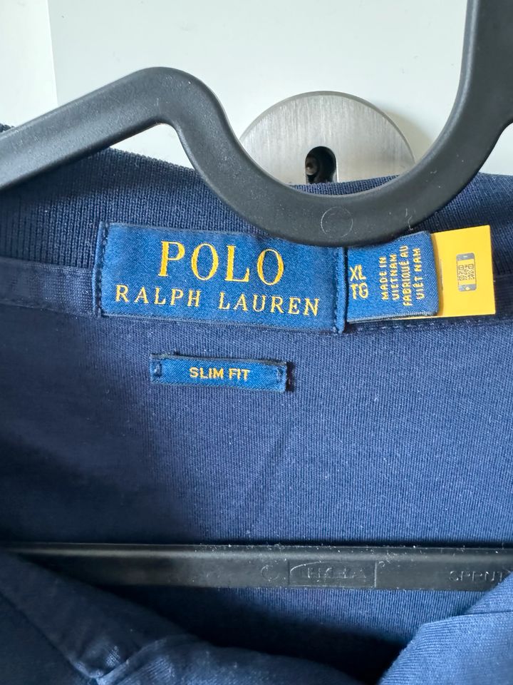 Ralph Lauren Poloshirt Gr XL SlimFit Blau in München