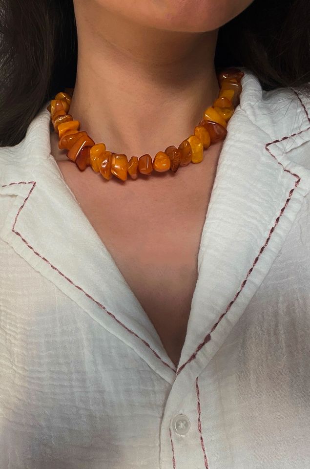 Bernstein Kette Baltic amber butterscotch in München