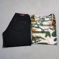 Damen/Set Jeans schwarz / Shirt bunt Größe 36 NEU/ NEUWERTIG Bayern - Schongau Vorschau