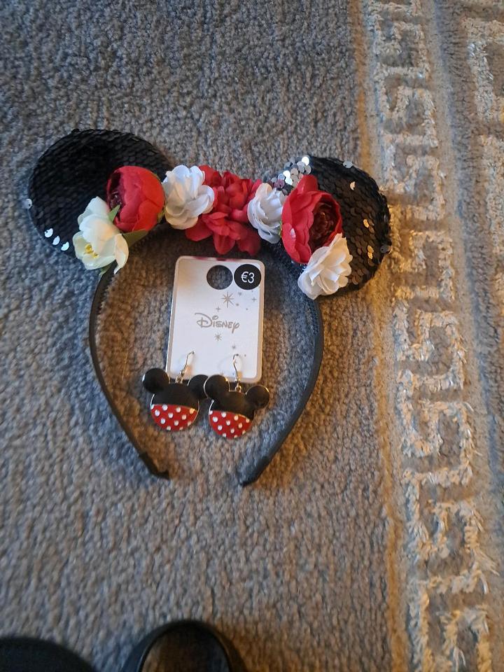 Disney Kinder Rucksack minnie maus Ohren und passende Ohrringe in Lindau