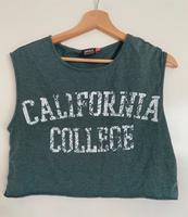 Only Crop Top kurzes Sportoberteil Tshirt College vintage Düsseldorf - Lierenfeld Vorschau
