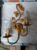 Vintage Wandlampe 2-flammig Blattdekor Baden-Württemberg - Ettenheim Vorschau