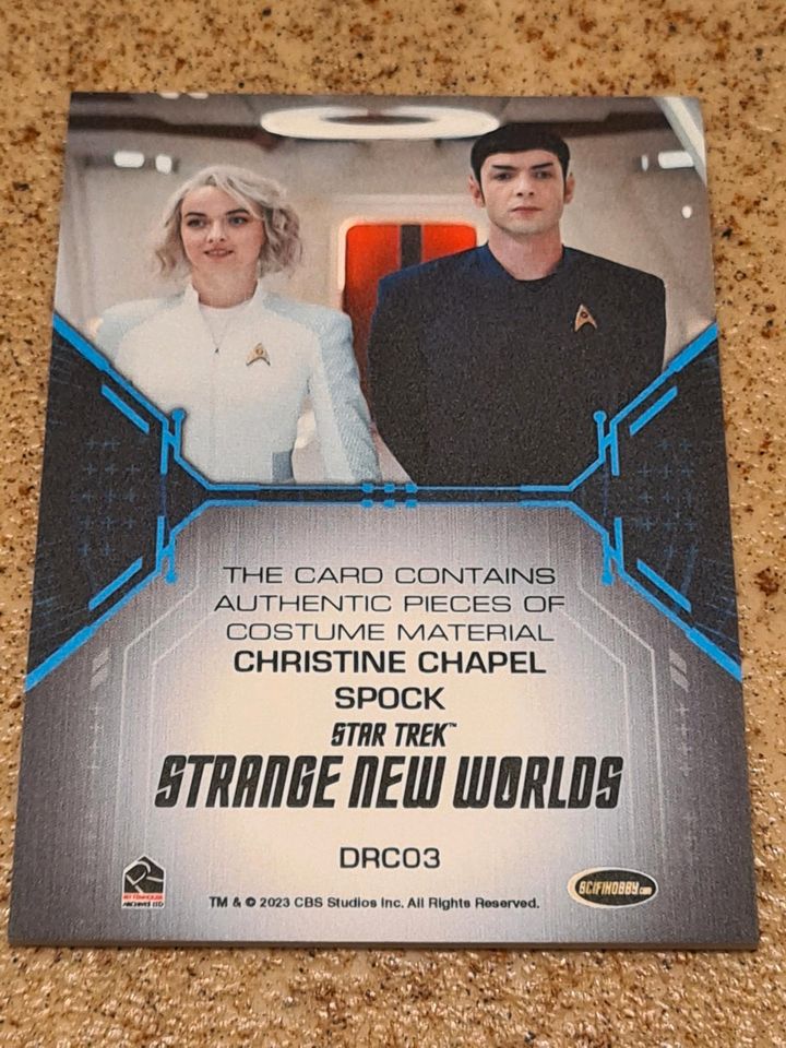 Dual Relic Card DRC03 Chapel+Spock Strange New Worlds Staffel 1 in Köln