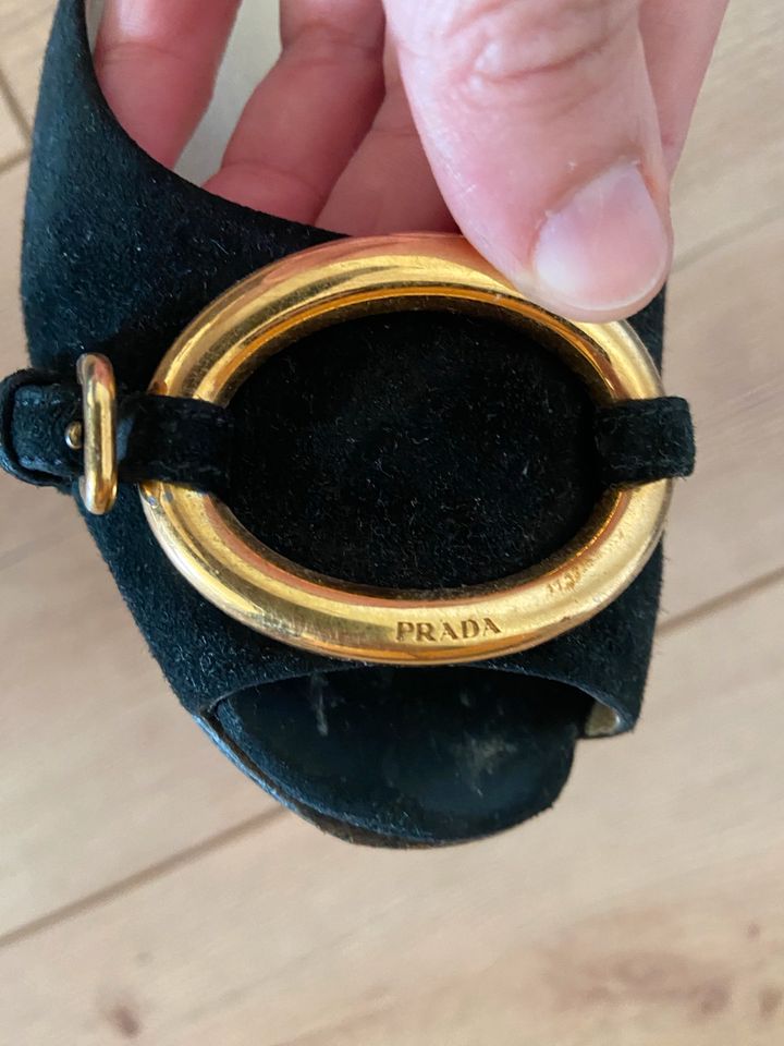 Vintage Prada Ballerinas*schwarz*Wildleder*38*fallen größer aus* in Offenburg