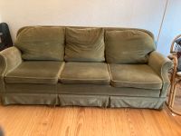 Sofa 3-Sitzer grüner Samtkord vintage Altona - Hamburg Bahrenfeld Vorschau