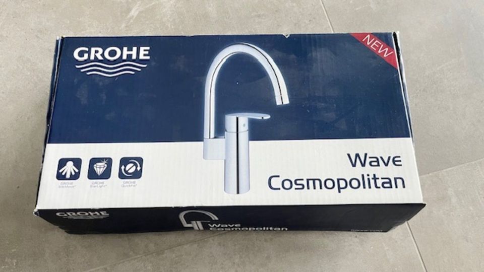 Grohe Wave Cosmopolitan Küchenarmatur chrom  NEU in Schlangenbad