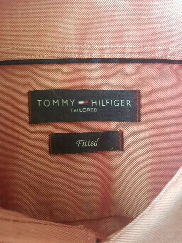 Herren Hemd Tommy Hilfiger Rosa 16/41, wie Neu in Bremerhaven