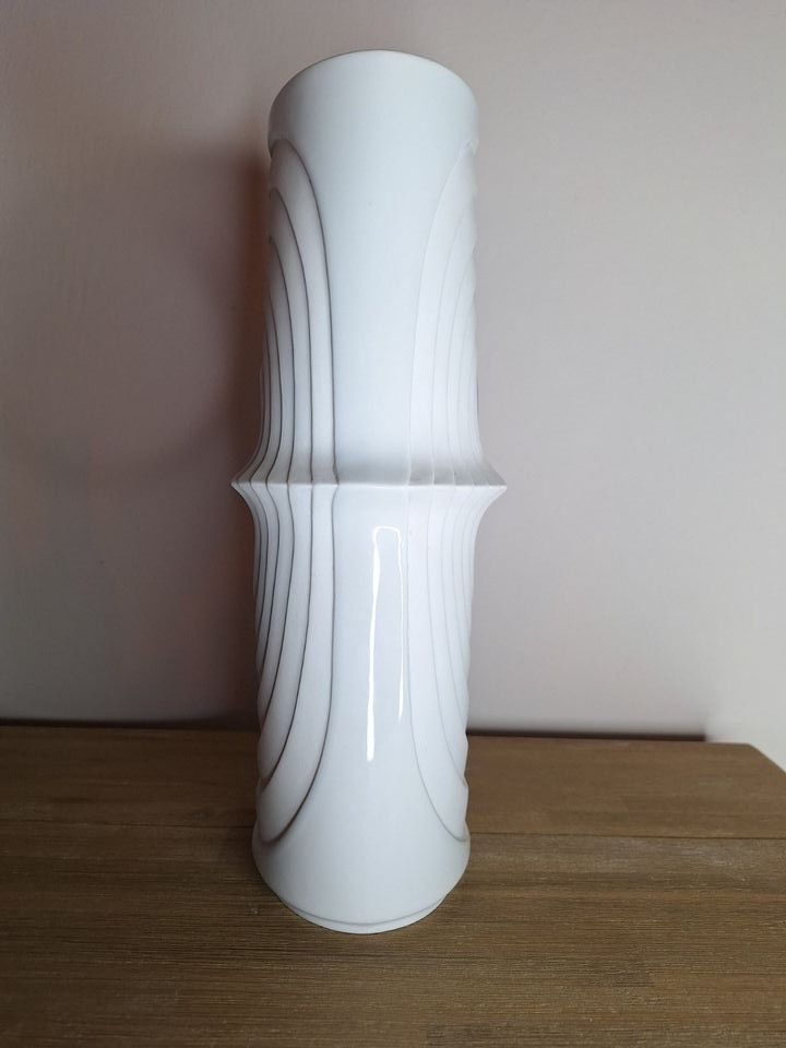 KPM Vase Op Art Swing 755/33, 33 cm, selten, 60er / 70er in Neumünster