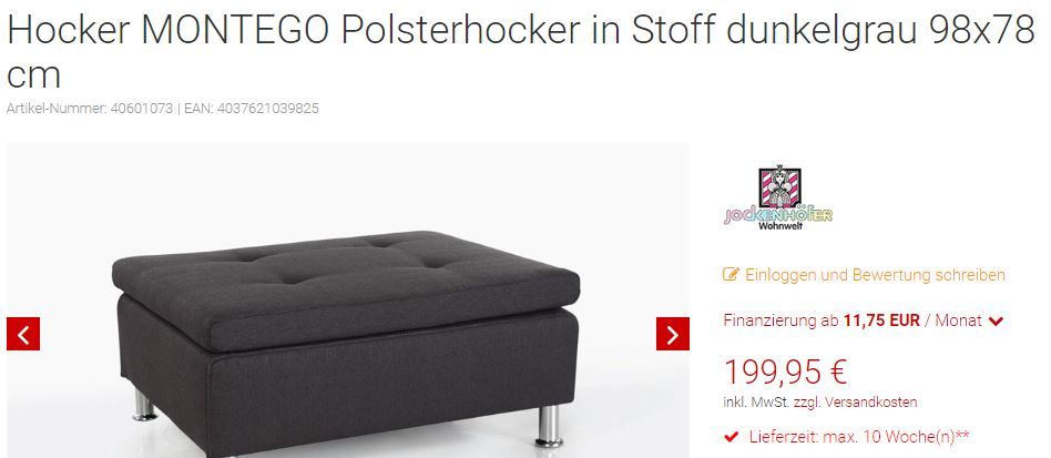 NEU: Polsterecke, Sofa, Couch mit Hocker+Kissen in Leipzig