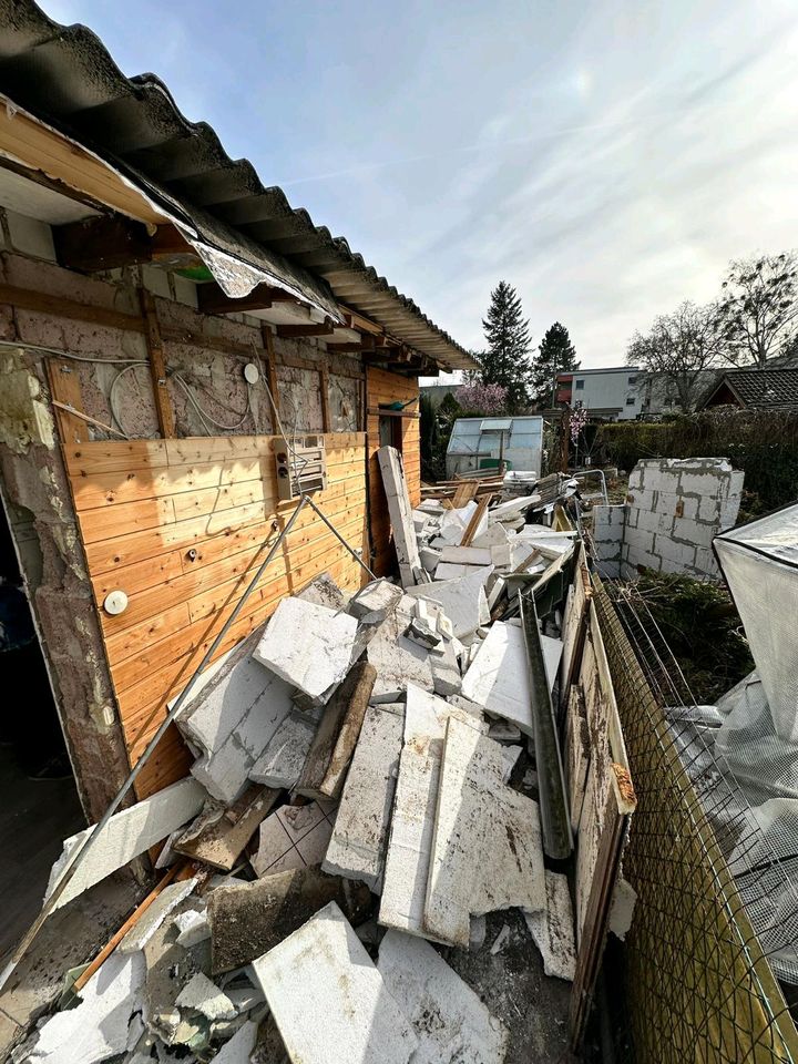 Garten Abriss Gartenlaub Bungalow Abbruch Rückbau Bauschutt Entsorgung in Berlin