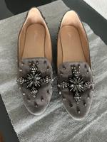 Ballerinas Loafer Glitzersteine grau Gr. 40 Graceland Deichmann Baden-Württemberg - Konstanz Vorschau