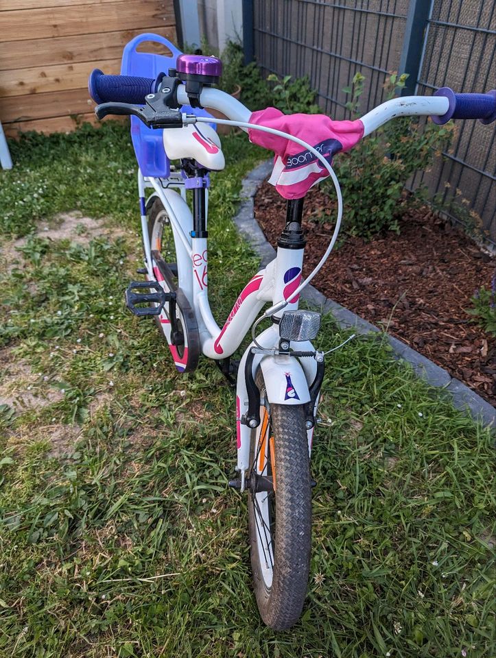 Boomer Lea 16 Zoll Mädchen Fahrrad weiß, rosa, lila in Dannstadt-Schauernheim