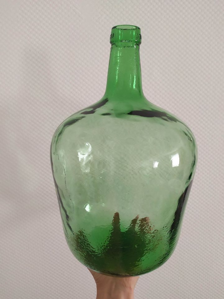 VIRESA alte französische Glasballon WeinballonWeinflasche Vintage in Herzogenrath