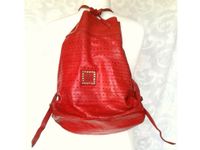 Campomaggi Leder-Rucksack Tasche Beutel Shopper rot Loch-Muster Berlin - Charlottenburg Vorschau