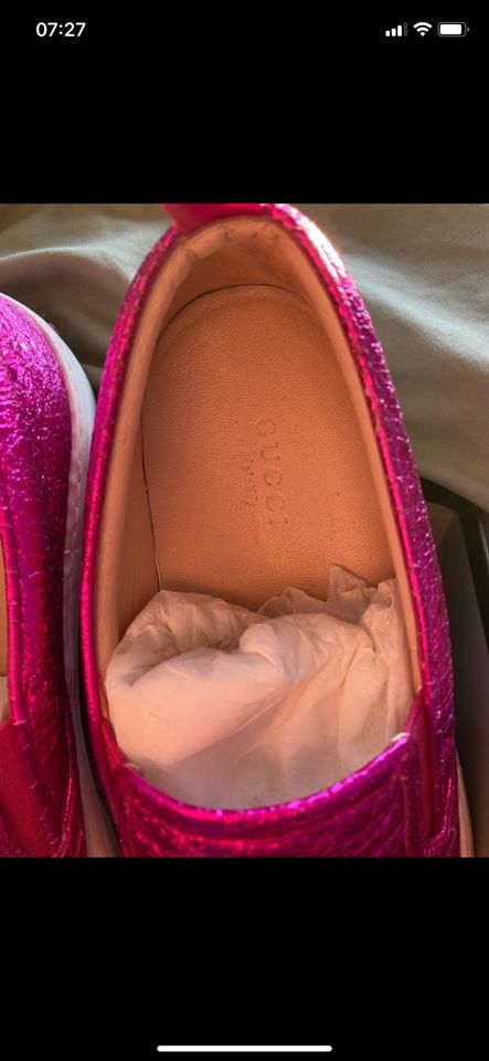 Gucci Slip On metallic pink in Leipzig