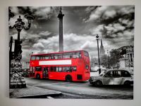 Bild London mit rotem Bus 78 cm x 58 cm Bayern - Goldkronach Vorschau