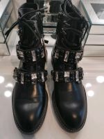 Zara Stiefelette Boots mit Strass, Echtes Leder Duisburg - Walsum Vorschau