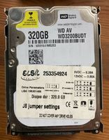 Festplatte SATA 320 GB 2,5 Zoll WD3200BUDT Hessen - Ebsdorfergrund Vorschau