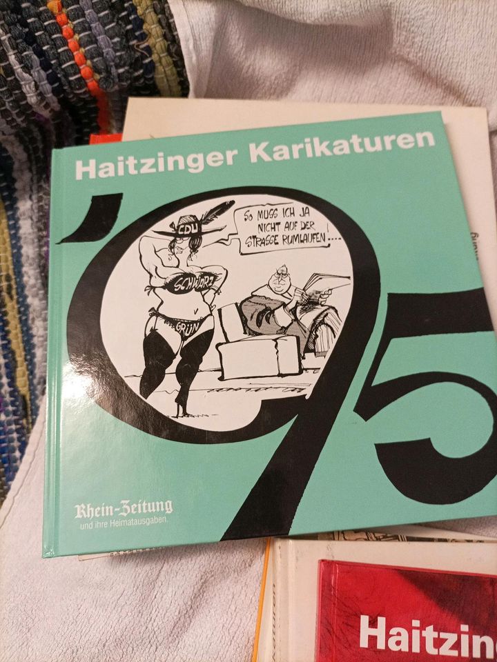 Haitzinger Karikaturen Rheinzeitung Retro Sammler Hobby Buch in Hillscheid