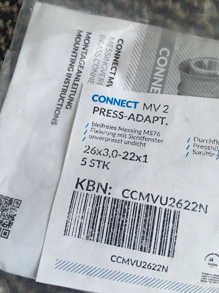 Conel Connect MV2 Press Adapter 22/26 in Sassnitz