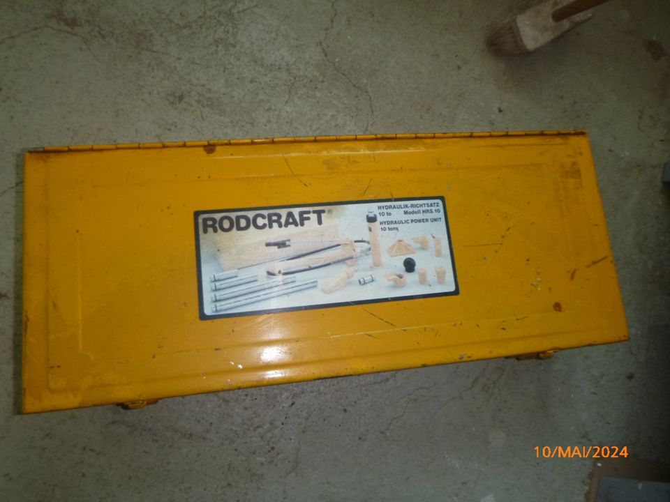 Rodcraft HRS 10 Hydraulischer Richtsatz 10to in Schiffdorf