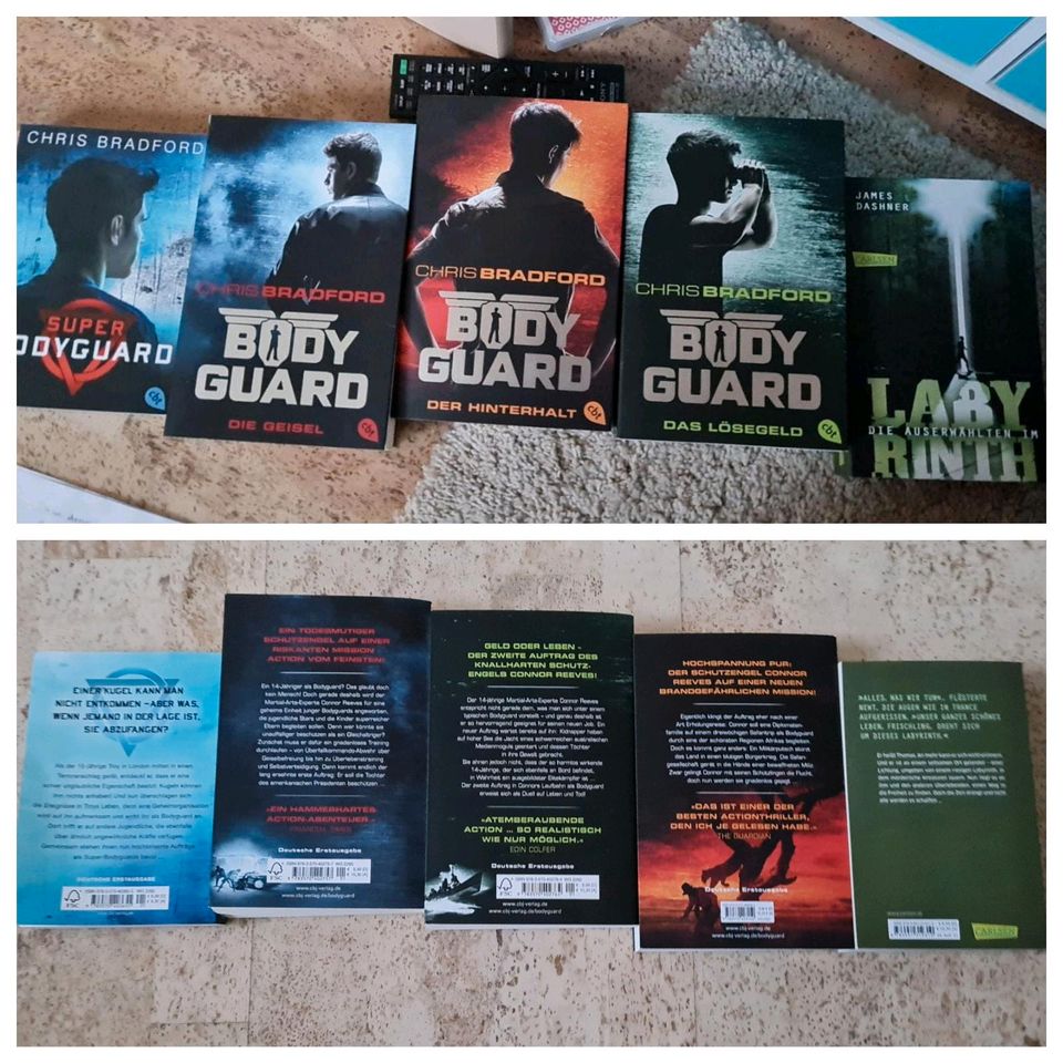 Bodyguard 5 Bücher Setpreis TOP in Schönbrunn