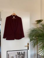 H&M Sakko Damen 34 XS rot weinrot casual Jacke Hosenanzug Niedersachsen - Weyhe Vorschau