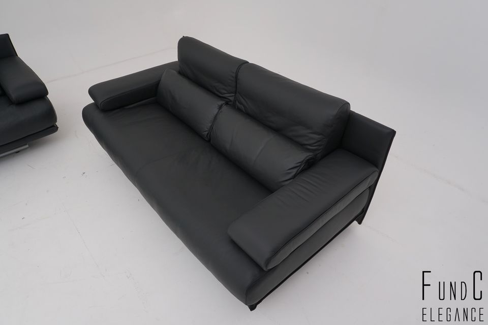 Rolf Benz 6500 Garnitur Couch Sofa Dreisitzer Zweisitzer Leder in Unna