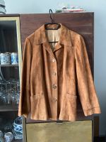 Lederjacke Braun Sakko Blazer Wildleder S M L Echtleder Oversized Bremen - Vegesack Vorschau