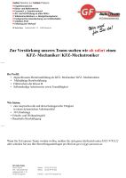 Vollzeitstelle als KFZ-Mechaniker/Mechatroniker Wuppertal - Ronsdorf Vorschau