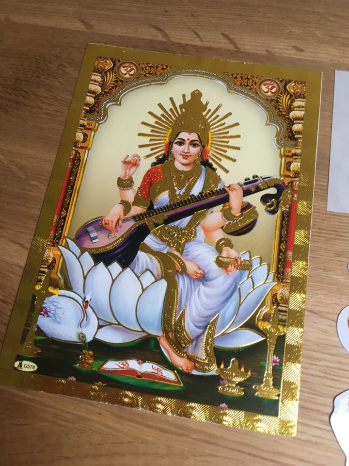 Sarasvati Kali OM Blume des Lebens aufkleber Sticker Print yoga in Dortmund