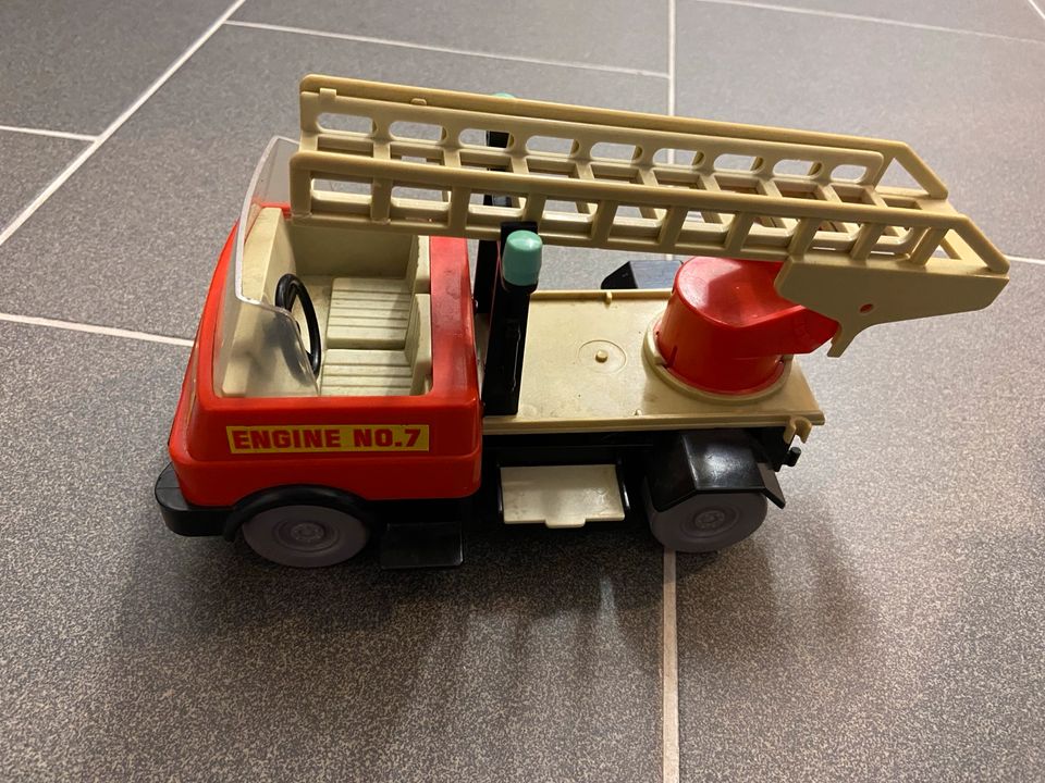 Playmobil Feuerwehr Leiterwagen 3236 Fire Truck 70er Jahre (1975) in Merzenich