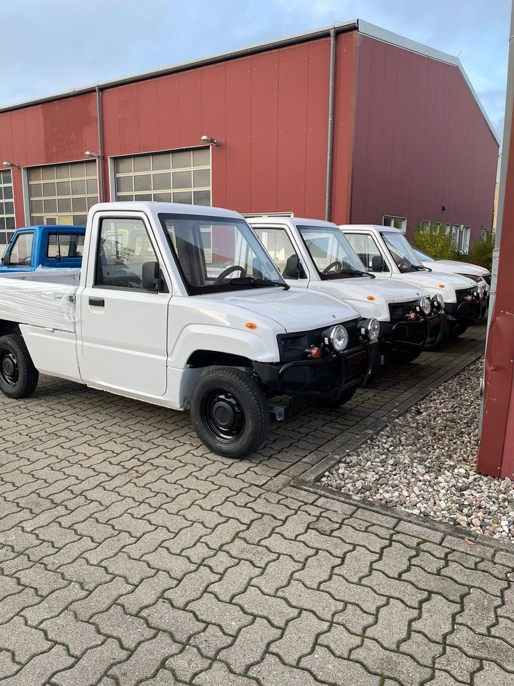 Elektro Pickup Pickman Pritsche Transporter Lighttruck Kaiyun Frosch Light TRUCK ARI Ladefläche 4 Rad 4-Rad XR FX Classic Stormborn Geco Futura Elekrofrosch Bob Transporter Travel Piaggio Porter MEGA in Waren (Müritz)