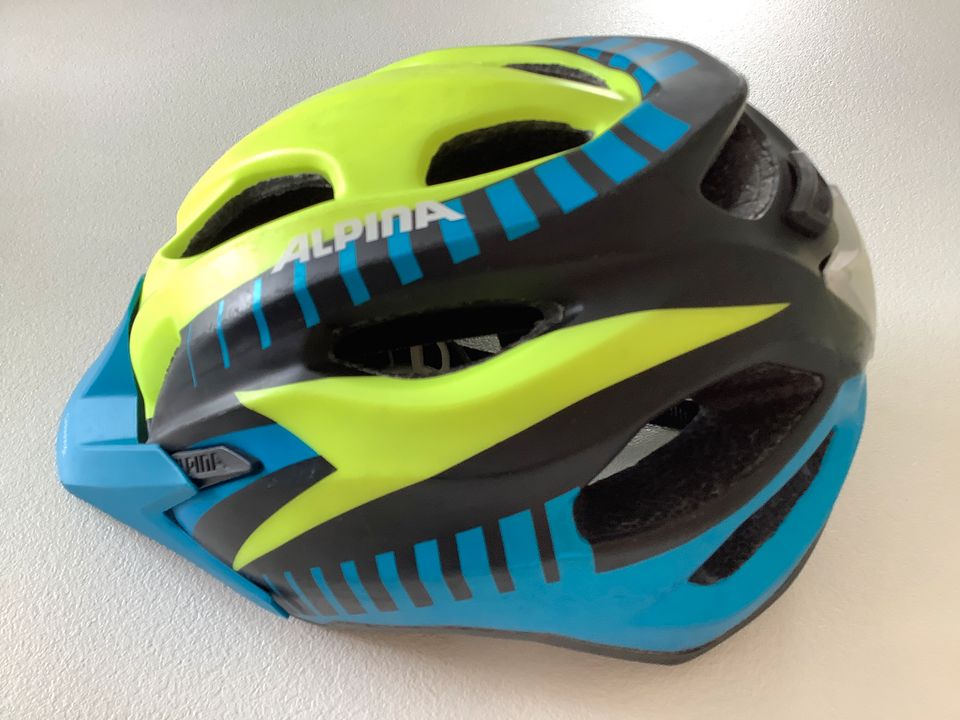 Fahrrad-Helm Alpina Größe 51-56 cm mit Beleuchtung in Dresden