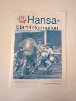 Startinformationen Bundesliga 1991 Hansa Rostock Hamburg - Hamburg-Nord Vorschau