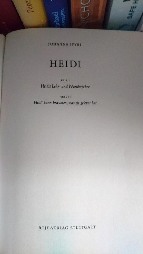 Heidi,alte Ausgabe aus den 70 ern in Solms