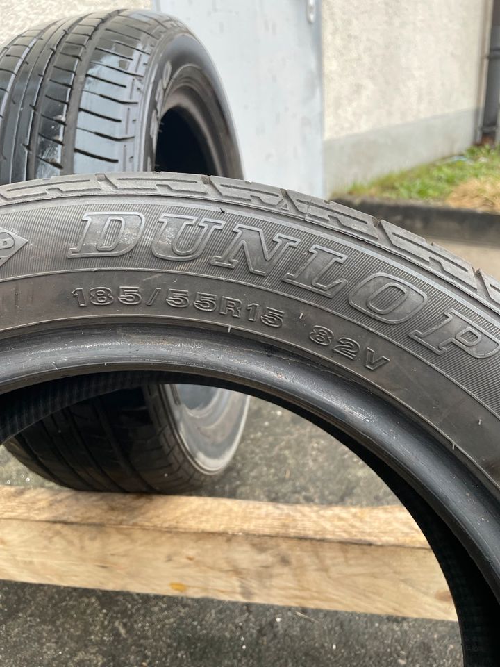 2x 185/55 R15 82V Sommerreifen ☀️, DUNLOP ✅ in Lenningen