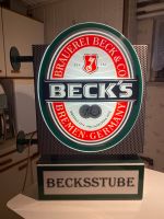 Becks Bier Werbung Reklame Schild Leuchtschild Werbung Wandsbek - Hamburg Poppenbüttel Vorschau