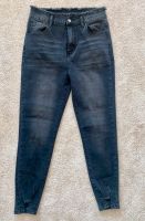 Damen Jeans, Strech, schwarz/grau, Shein,Gr L Bayern - Goldbach Vorschau