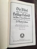 Die Bibel oder die ganze heilige Schrift Sachsen - Chemnitz Vorschau