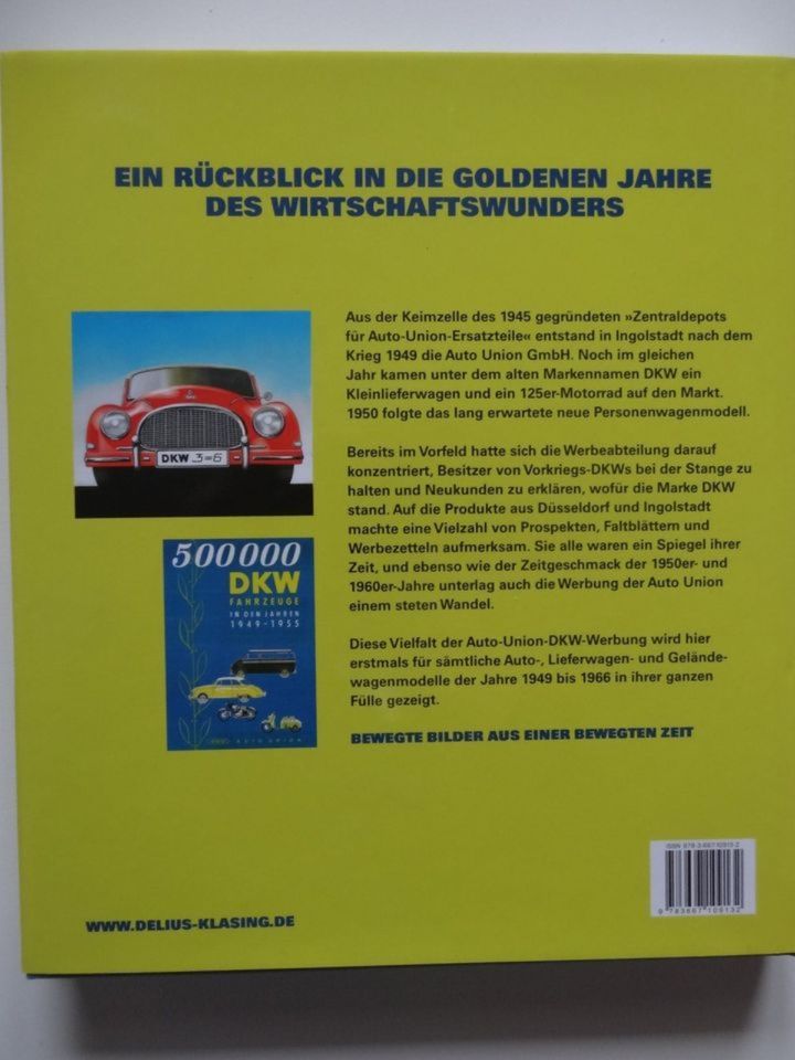 Ralf Friese: Auto Union DKW im Spiegel der Werbung 1949-1966 in Düsseldorf