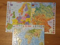3 Larsen-Puzzle: Deutschland – Europa – Die Erde Baden-Württemberg - Heidelberg Vorschau